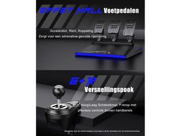 PXN V99 - Race Stuur - Force Feedback - Geschikt voor PS4, Verzenden, Nieuw