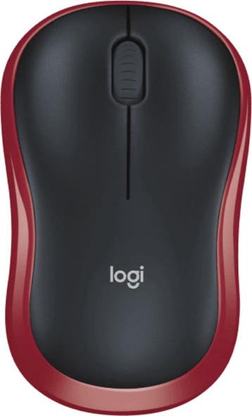 Logitech M185 - Draadloze Muis - Rood, Verzenden, Nieuw