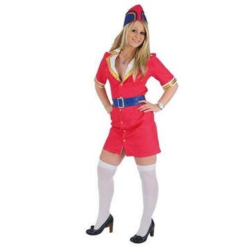 Stewardess kostuum - Luxe, Verzenden, Nieuw, Feestartikel
