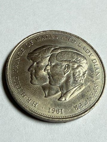 Verenigd Koninkrijk. Medal 1981 - Royal wedding (Zonder, Postzegels en Munten