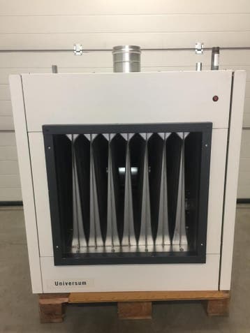 40 Kw WINTERWARM / UNIVERSUM gasheater (3027), voorzien van, Ophalen of Verzenden, Gebruikt, 800 watt of meer, Kachel