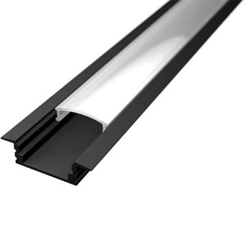 LED Strip Profiel - Velvalux Profi - Zwart Aluminium - 1, Ophalen of Verzenden, Nieuw