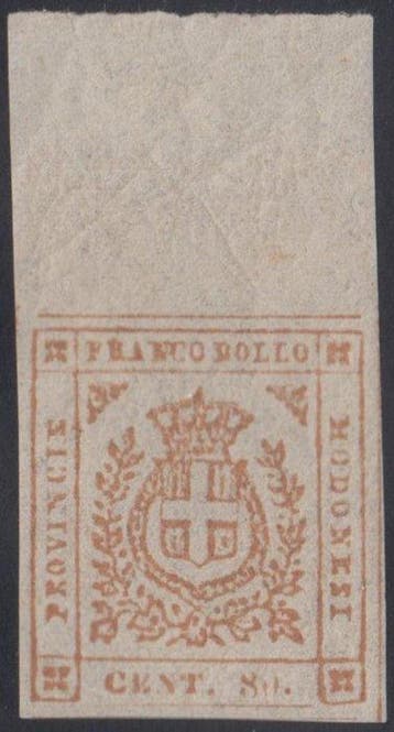Italiaanse oude staten - Modena 1859 - Voorlopige regering -, Gestempeld