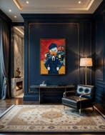 IvakinArt - Shelby Duck – Pintura original em estilo mafia