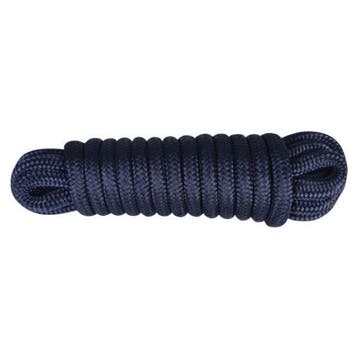 Luxe polyester landvast - 12mm 10 meter navy, Ophalen of Verzenden, Nieuw, Lijn of Blok