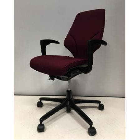 (MDK-105811) Giroflex 64 bureaustoel bordeaux, Huis en Inrichting, Bureaus, Gebruikt, In hoogte verstelbaar, Ophalen of Verzenden