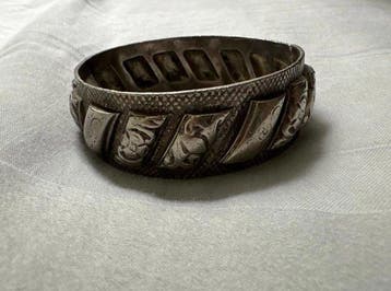Amazigh armband - Tanger/Tetouan - Zilver - Marokko - Begin