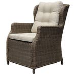 Ibiza dining tuinstoel bruin wicker | naturel mixed weave, Ophalen of Verzenden, Nieuw, Wicker