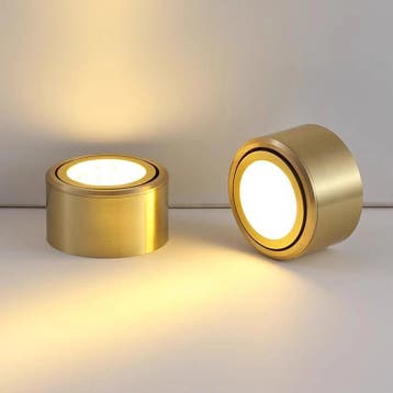 Koperen LED Plafondspot Verstelbaar Opbouw, Verzenden, Nieuw