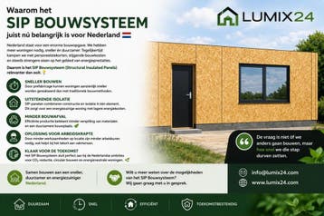 SIP Bouw Prefab Constructie Panelen met PIR EPS MFP P5, Doe-het-zelf en Verbouw, Ophalen of Verzenden, Nieuw, Hout