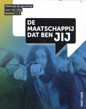 9789492620811 Maatschappij - De maatschappij dat ben JIJ ..., Verzenden, Zo goed als nieuw
