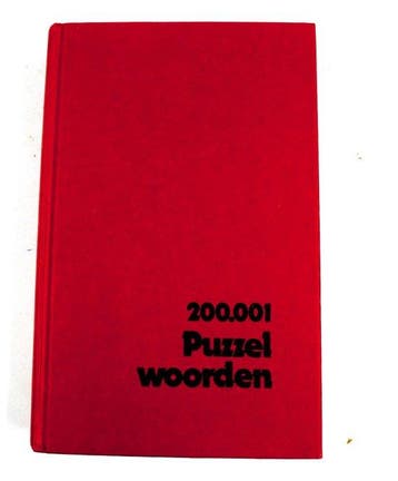 Tweehonderdduizendeen puzzelwoorden - Verschuyl, Verzenden, Gelezen