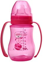 Weebaby Galaxy Roze 250ml Brede Fles met Handvatten, Verzenden, Nieuw