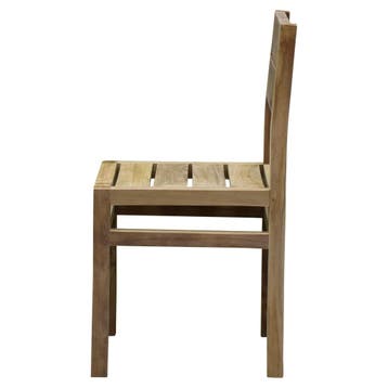 Hera dining tuinstoel teak, Ophalen of Verzenden, Nieuw, Teakhout