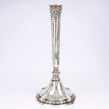 Gebrüder Kühn. - Kandelaar - .925 zilver, Antiek en Kunst