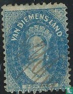 Tasmanië - Koningin Victoria - 1856, Verzenden, Gestempeld