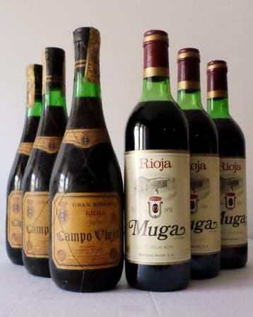 1961 Bodegas Campo Viejo (x3) & 1978 Bodegas Muga (x3) -, Nieuw