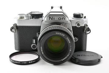 Nikon FM Silver Film Camera Ai 1.4/50mm Single lens reflex, Nieuw