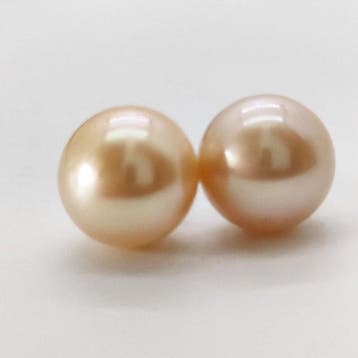 Zonder minimumprijs - Oorbellen Platina Parel, Sieraden, Tassen en Uiterlijk, Oorbellen, Nieuw