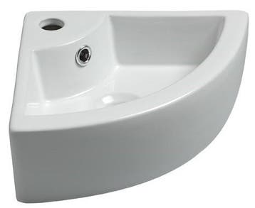 Pallas hoekfontein 445 x 325 x 130 mm wit, Doe-het-zelf en Verbouw, Verzenden, Nieuw