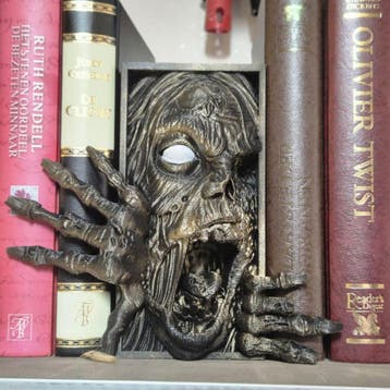 Unique zombie Book Nook - 3D Printed bookshelf walking dead, Verzamelen, Verzenden, Nieuw