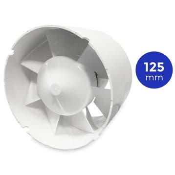 [TweedeKans] Blauberg TUBO125 Inschuif-buisventilator, Verzenden, Gebruikt