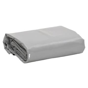 vidaXL Dekzeil 650 g/m² 1,5x10 m grijs, Doe-het-zelf en Verbouw, Verzenden, Nieuw