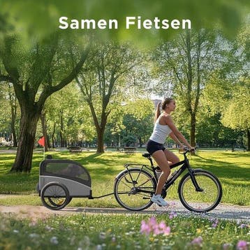 2dekans | Trevopet® Hondenfietskar - Opvouwbare Fietskar, Ophalen of Verzenden, Zo goed als nieuw