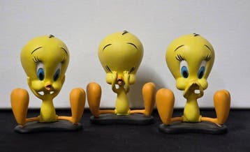Beeldje - Tweety Trio David Kracov Gallery Warner Bros, Cd's en Dvd's, Nieuw in verpakking