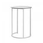 Statafel Kubo Curve | Aluminium/Volkern | Wit | Ø80 x 110 c, Verzenden, Nieuw in verpakking