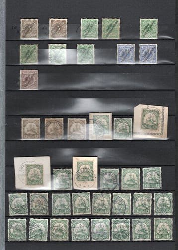 Duits Zuid-West-Afrika 1898/1915 - Duitse post in Sud west, Gestempeld