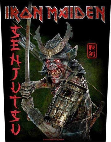 Iron Maiden - Senjutsu - Rugpatch officiële merchandise, Ophalen of Verzenden, Nieuw, Kleding
