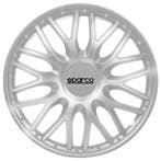4-Delige Sparco Wieldoppen  Roma 16-inch zilver, Auto diversen, Verzenden, Nieuw