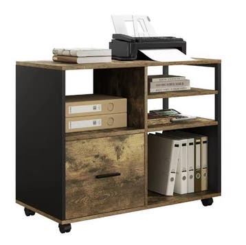 Verrijdbare Archiefkast met Laden – Industriële Printertafel, Verzenden, Nieuw in verpakking