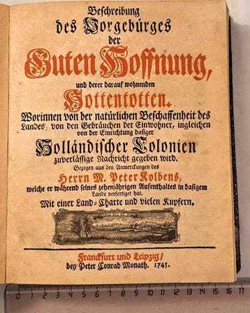 Peter Kolben - Beschreibung des Vorgebürges der Guten