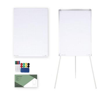 Flipover Met Papierklem 70x100 Cm Incl. Accessoires, Verzenden, Nieuw in verpakking, Etalage