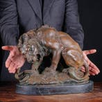 Antoine Louis Bark (1796-1875) - Beeld, Majestic Struggle: