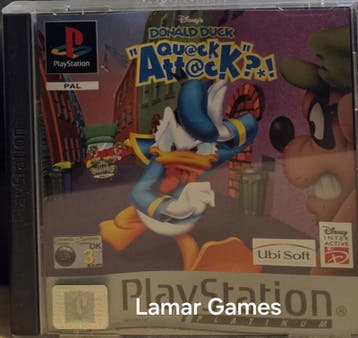 Disneys Donald Duck Quack Attack  platinum (ps1 tweedehands, Ophalen of Verzenden, Zo goed als nieuw
