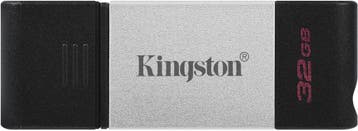 USB Stick 32GB USB-C - Kingston DataTraveler® 80 32GB, Ophalen of Verzenden, Nieuw