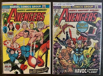 Avengers - VF/NM Lot: #117 Sub Mariner + #127 1st App, Nieuw