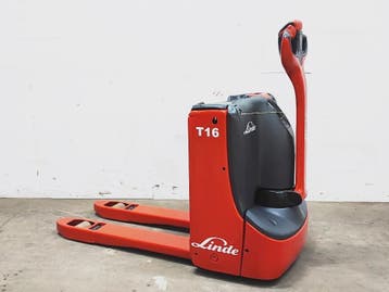 LINDE T16 ELEKTRO PALLETTRUCK - 1000 x 550 mm, 1000 tot 2000 kg, Elektrisch, Palletwagen, Linde