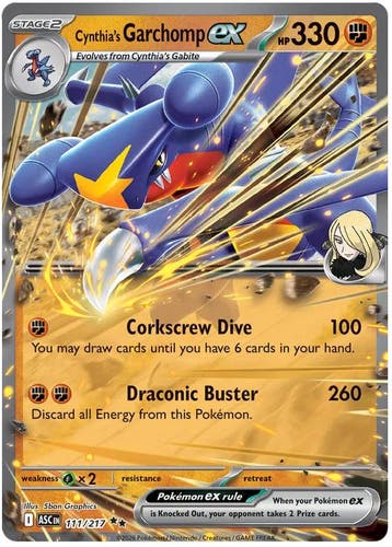 Cynthias Garchomp ex (ASC 111), Ophalen of Verzenden, Nieuw