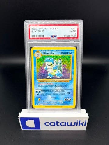 Pokémon - 1 Graded card - Blastoise Holo 003/034 PSA 9 -, Nieuw