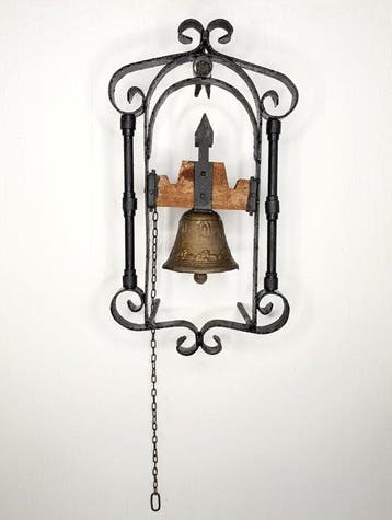 Altaarschel - Verguld brons, Smeedijzer - 1850-1900