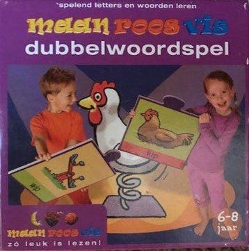Maan, Roos, Vis dubbelwoordspel, Verzenden, Nieuw