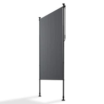 Verticale Zonnescherm Barbados - 120x310 cm - Grijs, Tuin en Terras, Verzenden, Nieuw