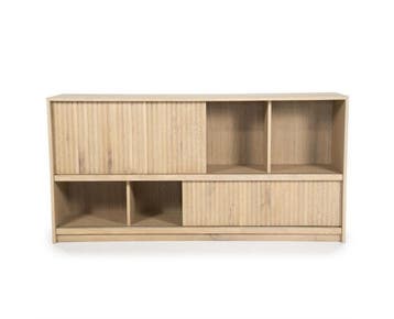 Dressoir Milo 180x42cm - naturel | Eleonora, Huis en Inrichting, Ophalen of Verzenden, Nieuw
