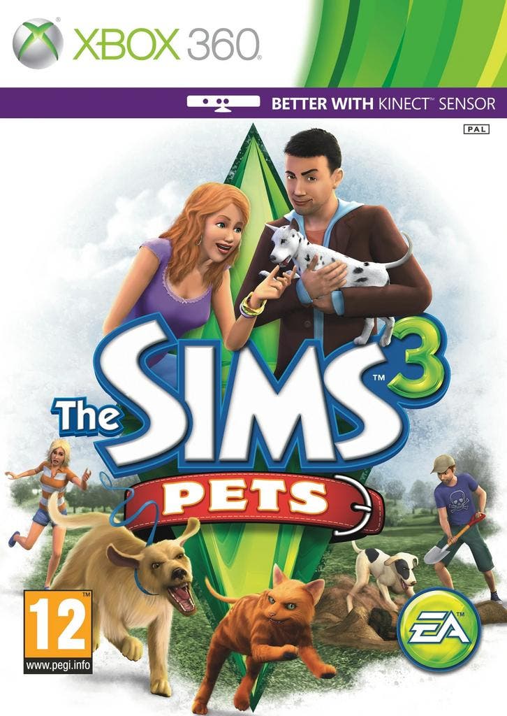 Xbox 360 The Sims 3: Pets, Spelcomputers en Games, Games | Xbox 360, Zo goed als nieuw, Verzenden