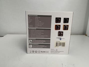 Karlsson Mini Flip - Wandklok - Analoge klok met datum -, Verzenden, Nieuw