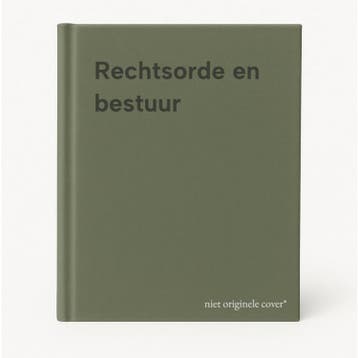 Rechtsorde en bestuur 9789462905610, Boeken, Verzenden, Zo goed als nieuw